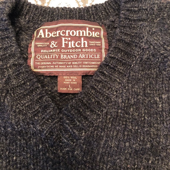 Abercrombie & Fitch Other - Abercrombie and Fitch V-neck Men’s Wool Sweater